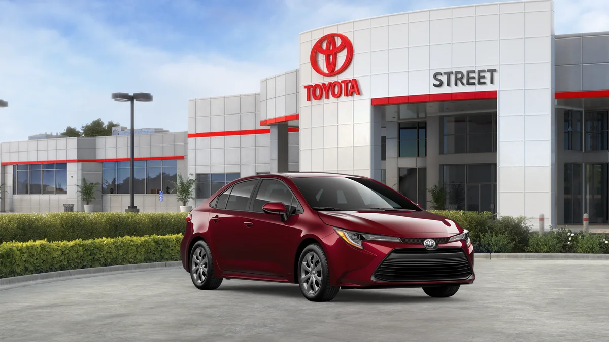 New 2026 Ruby Flare Pearl Toyota LE image 16
