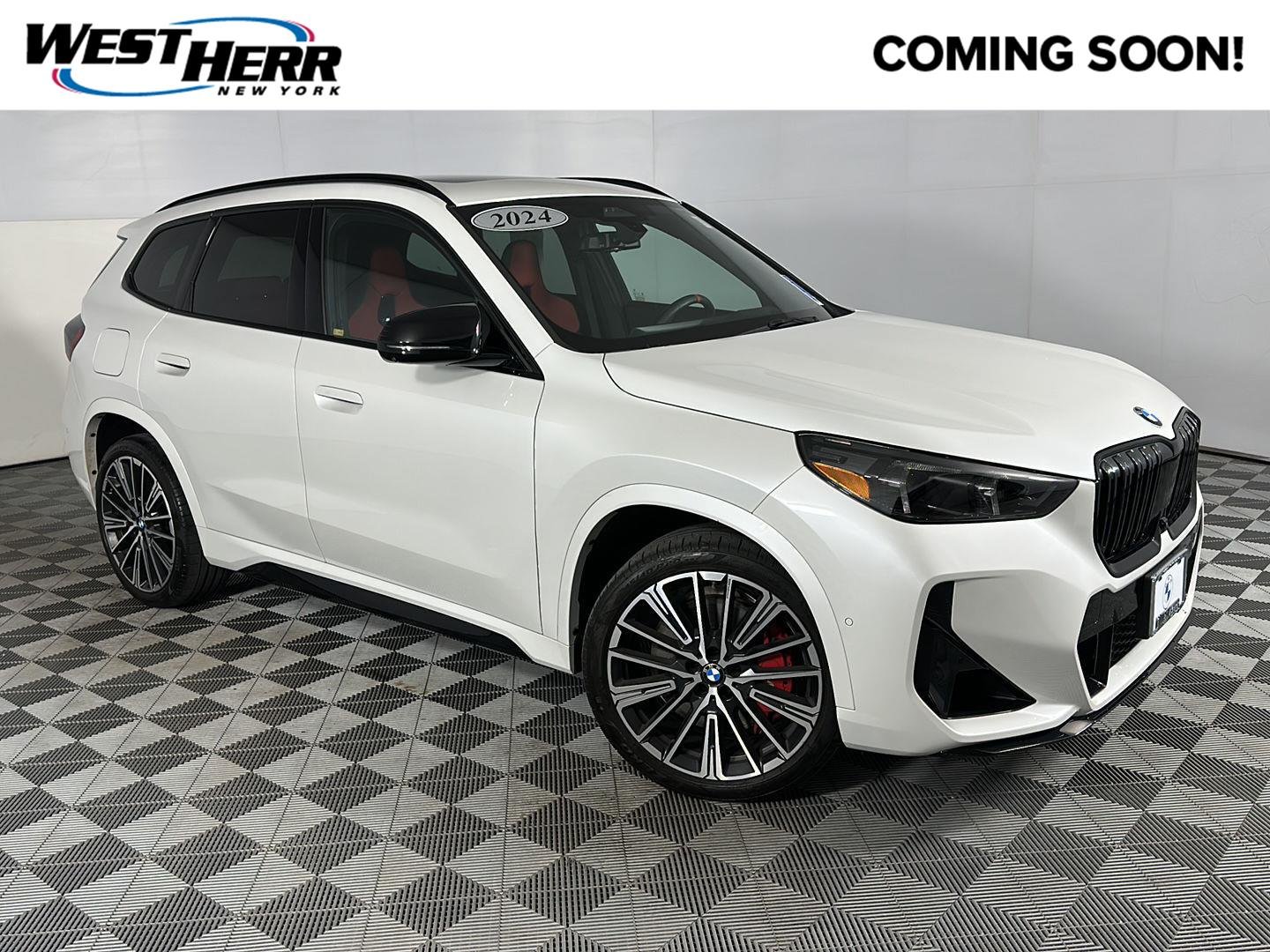 Used 2024 Mineral White Metallic BMW M35i image 1