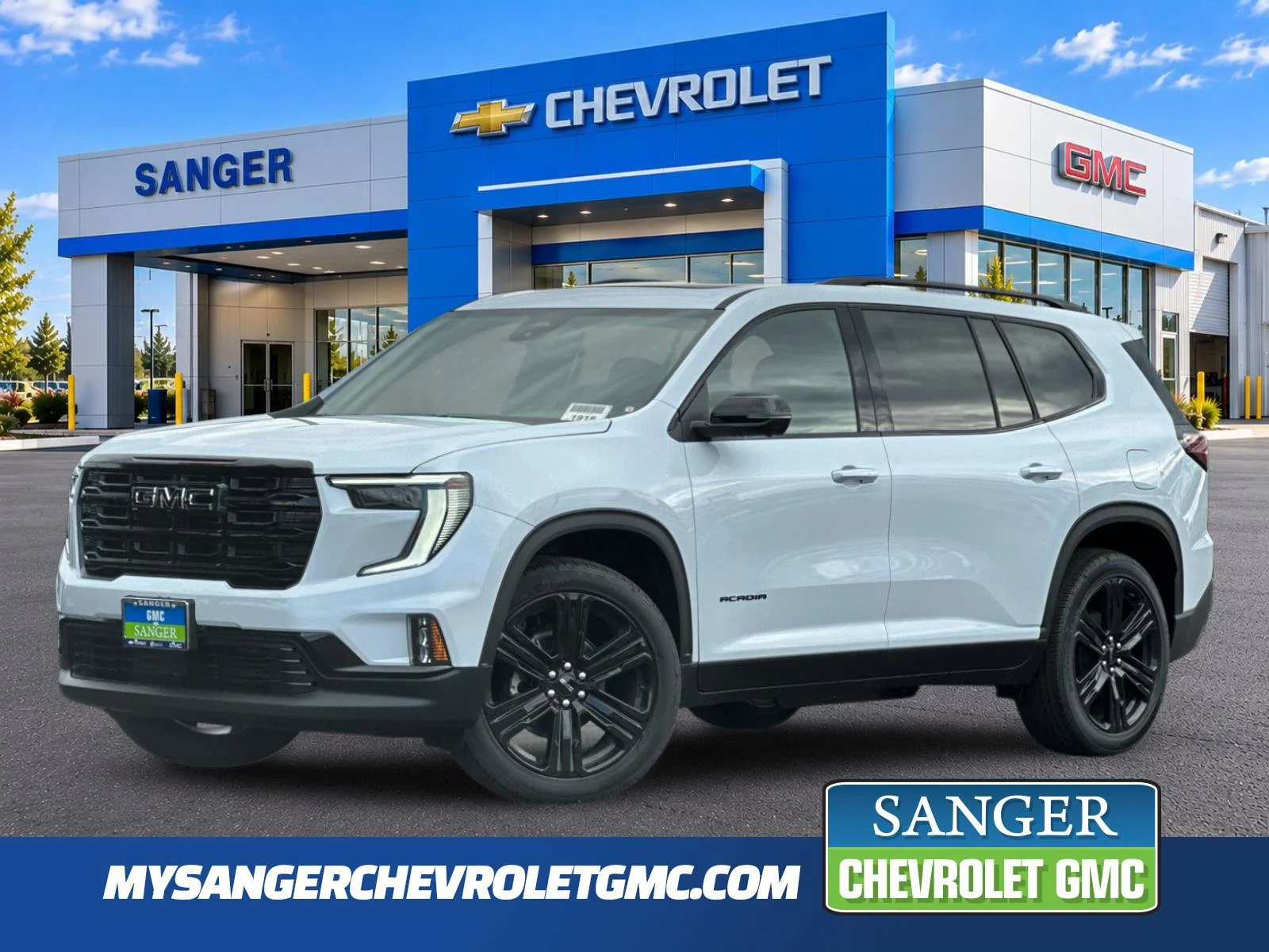 New 2027 Glacier White Tricoat GMC Elevation image 1