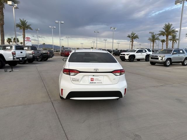 Certified Used 2022 White Toyota LE image 6