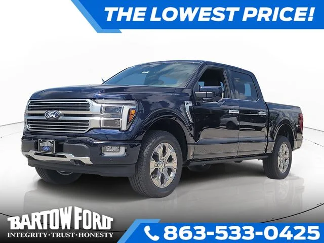 New 2026 Blue Metallic Ford Platinum image 1