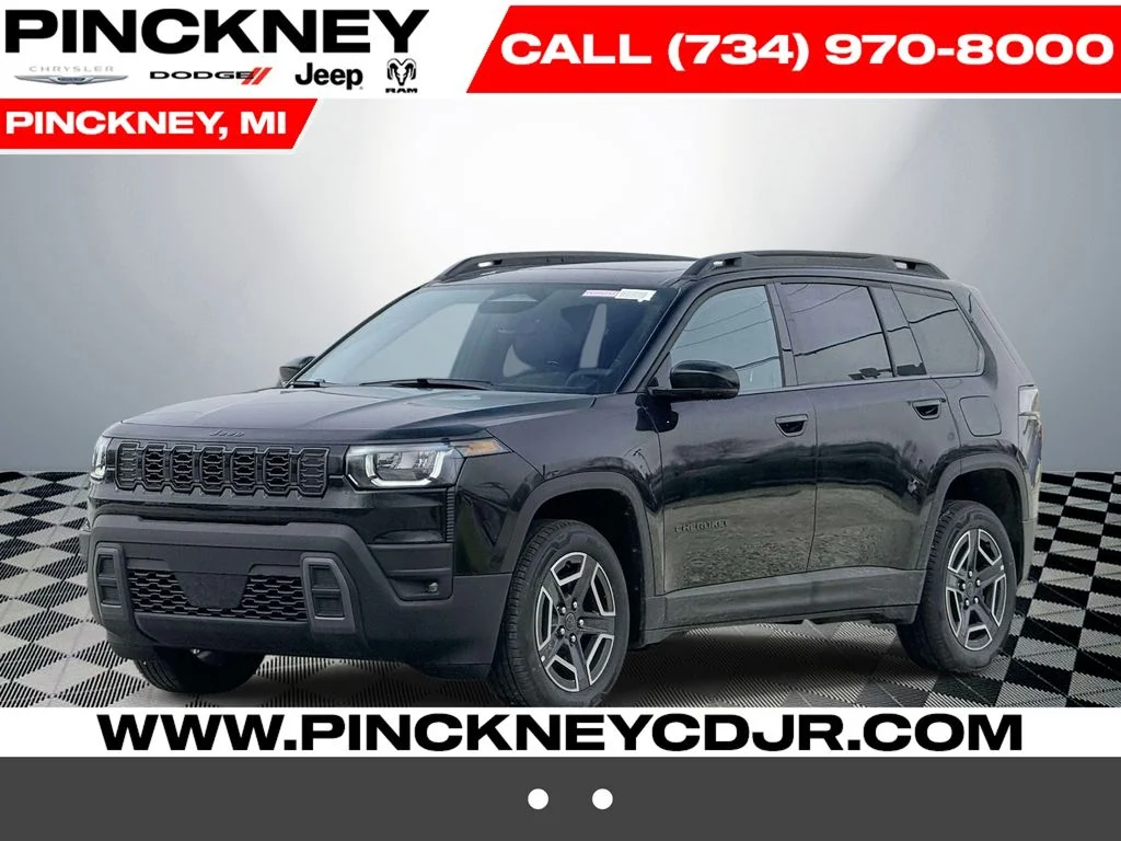 New 2026 Diamond Black Crystal Pearlcoat Jeep Limited image 1