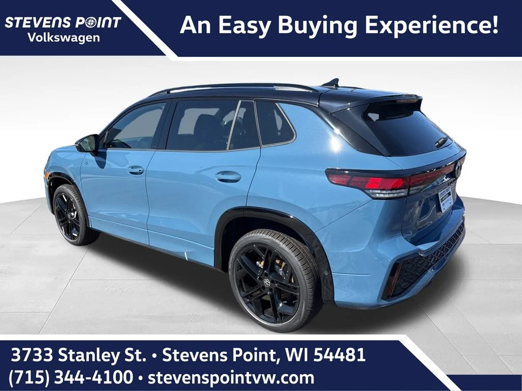 New 2026 Monterey Blue w/Deep Black Roof Volkswagen 2.0T SE R-Line Black image 3
