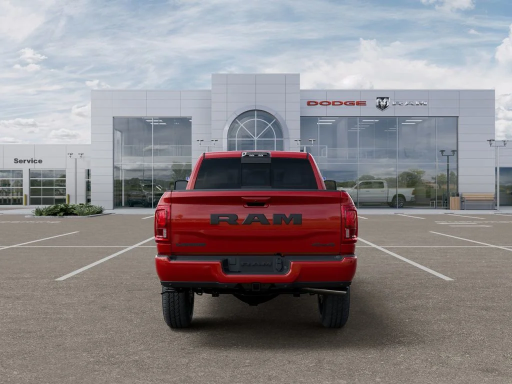 New 2026 Flame Red Clear-Coat Exterior Paint RAM Laramie image 8