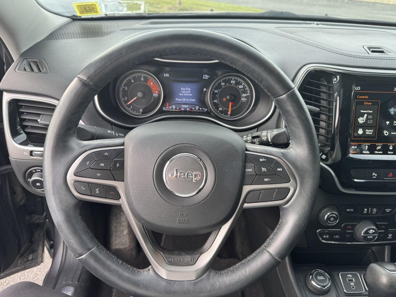 Used 2019 Granite Crystal Metallic Clearcoat Jeep Limited image 8