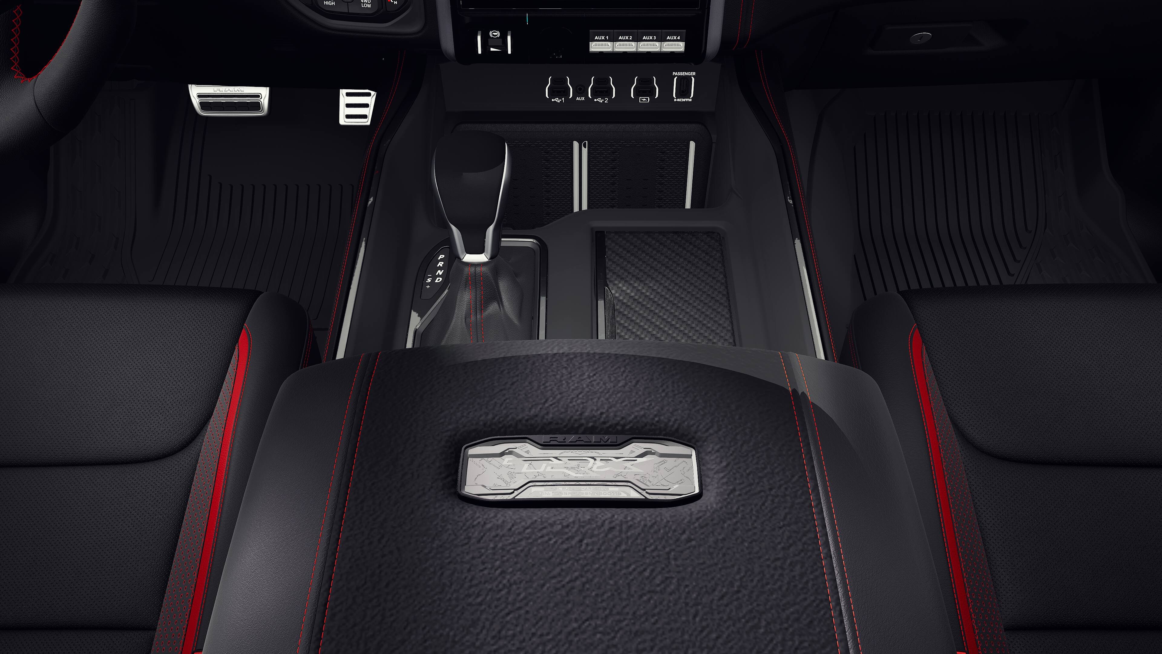 New 2027 Diamond Black Crystal Pearl-Coat Exterior Paint RAM TRX image 16