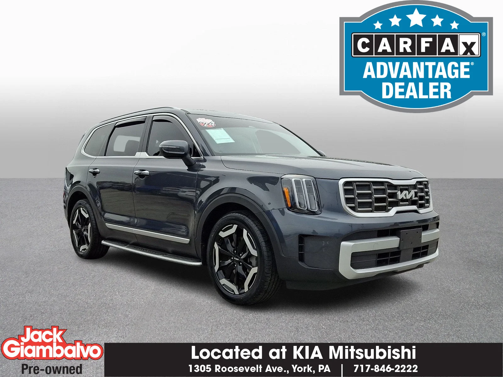 Certified Used 2024 Gray Kia S image 1