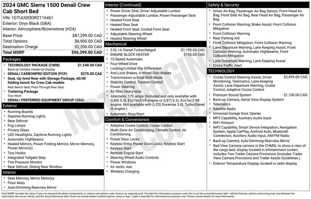Used 2024 Onyx Black GMC Denali image 4