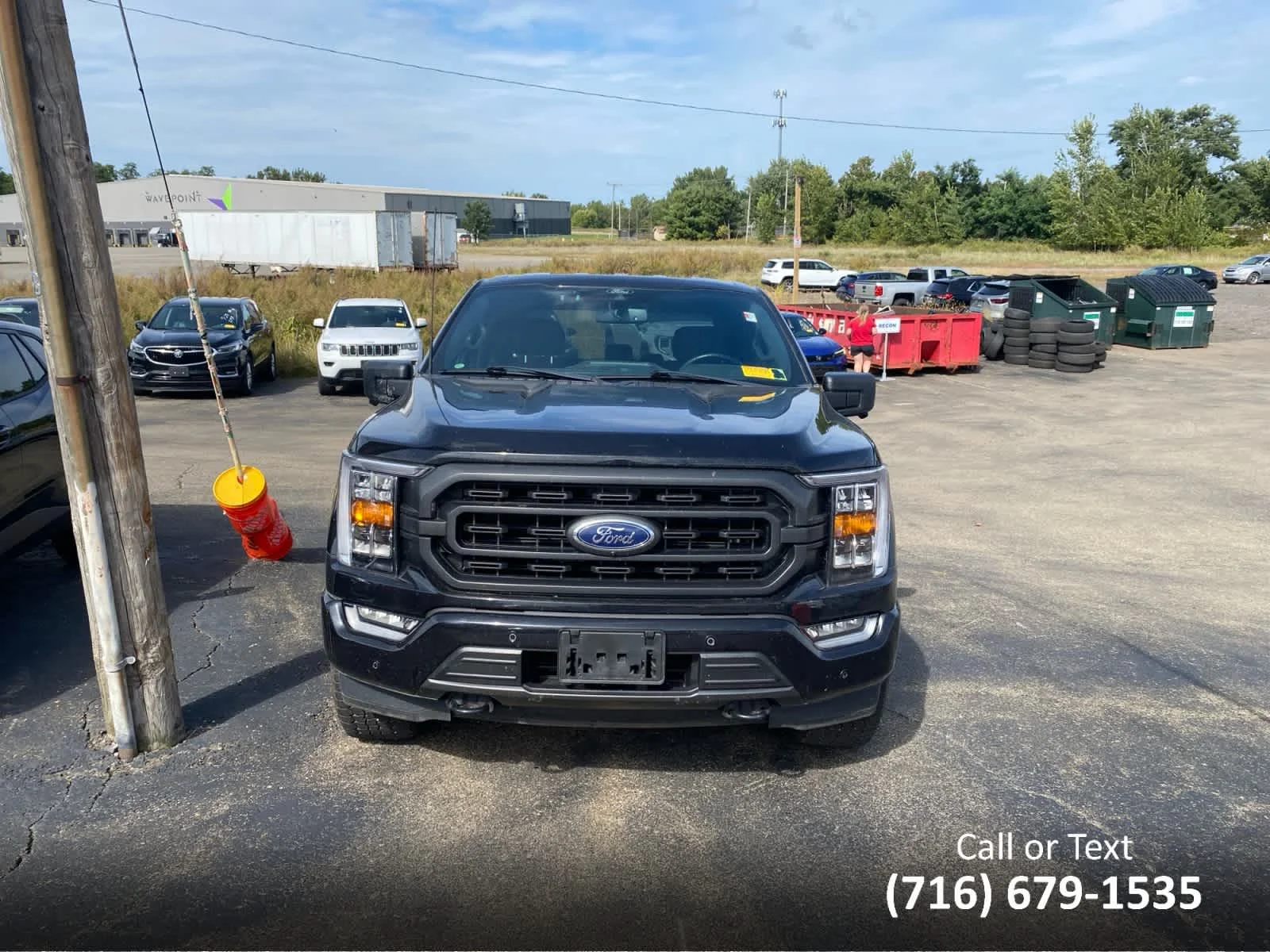 Used 2021 Agate Black Metallic Ford XLT image 2