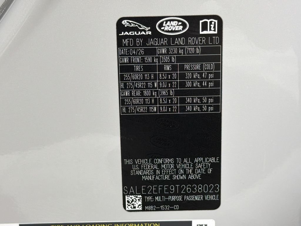 New 2026 Borasco Grey Land Rover X-Dynamic SE image 34