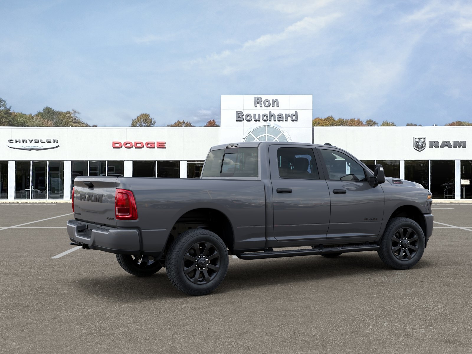 New 2026 Ceramic Gray Clear-Coat Exterior Paint RAM Big Horn image 4