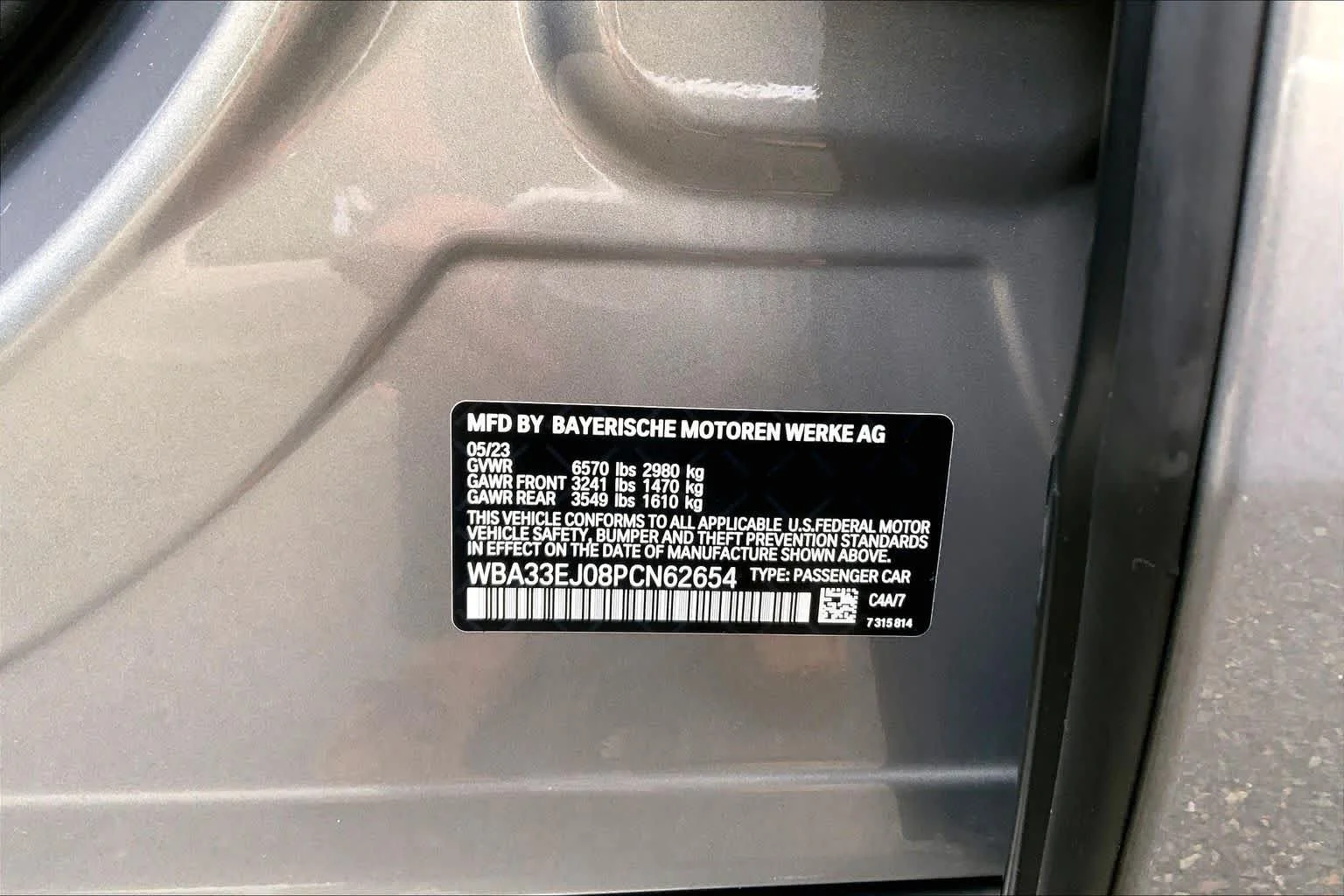 Certified Used 2023 Oxide Grey Met BMW 760i xDrive image 31
