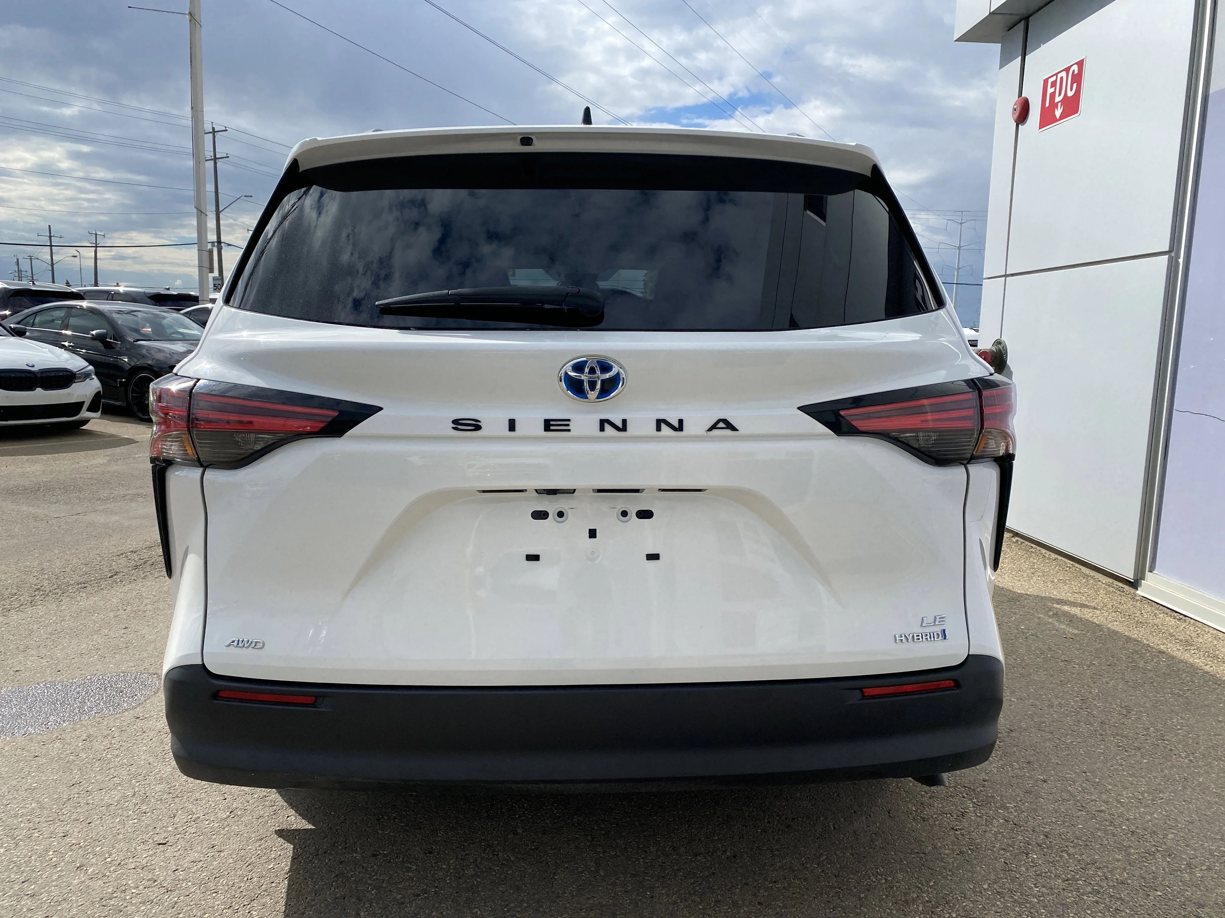 Certified Used 2022 White Toyota LE AWD image 4