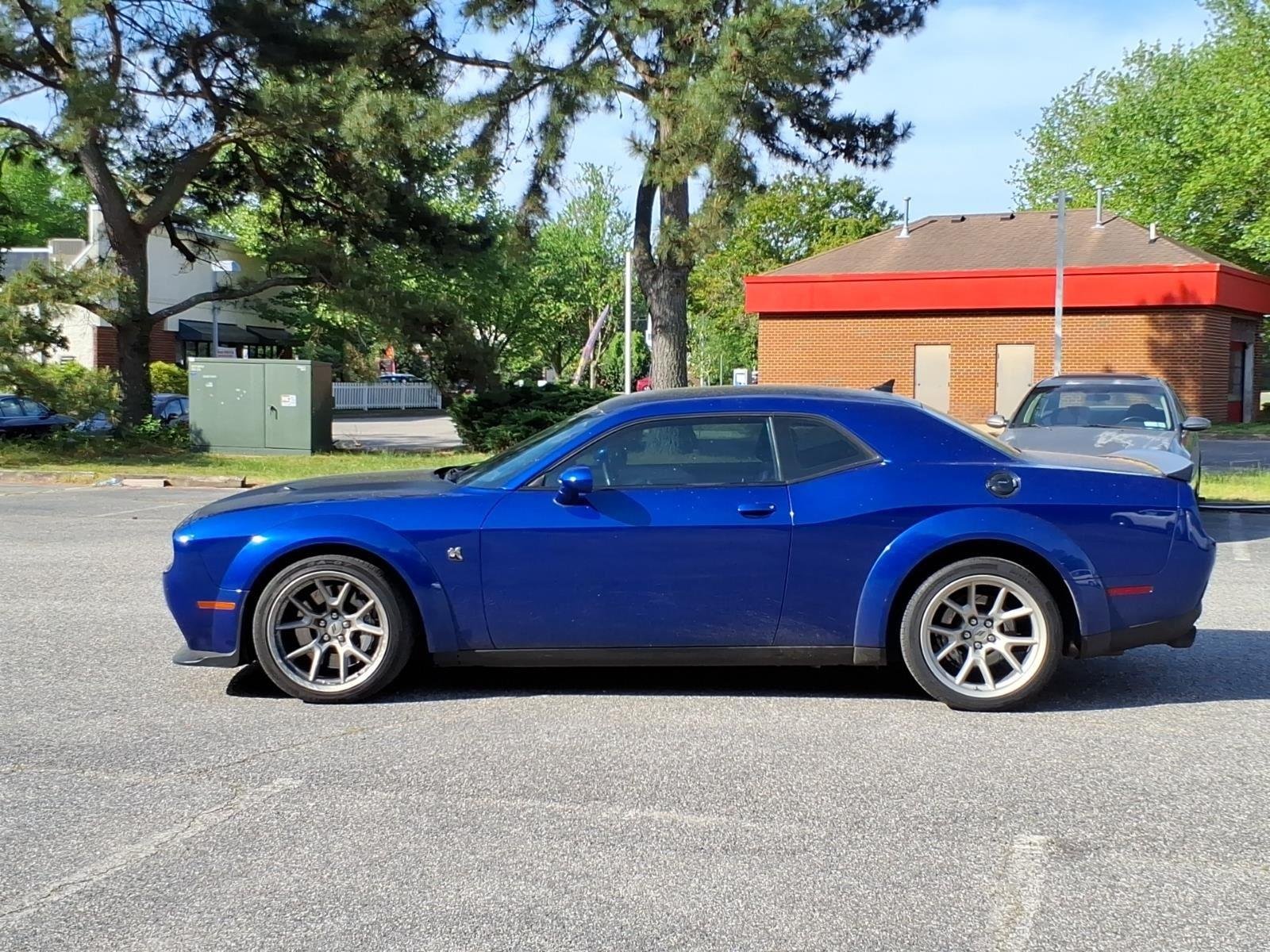Used 2020 Indigo Blue Dodge R/T Scat Pack 50th Ann. Widebody image 3