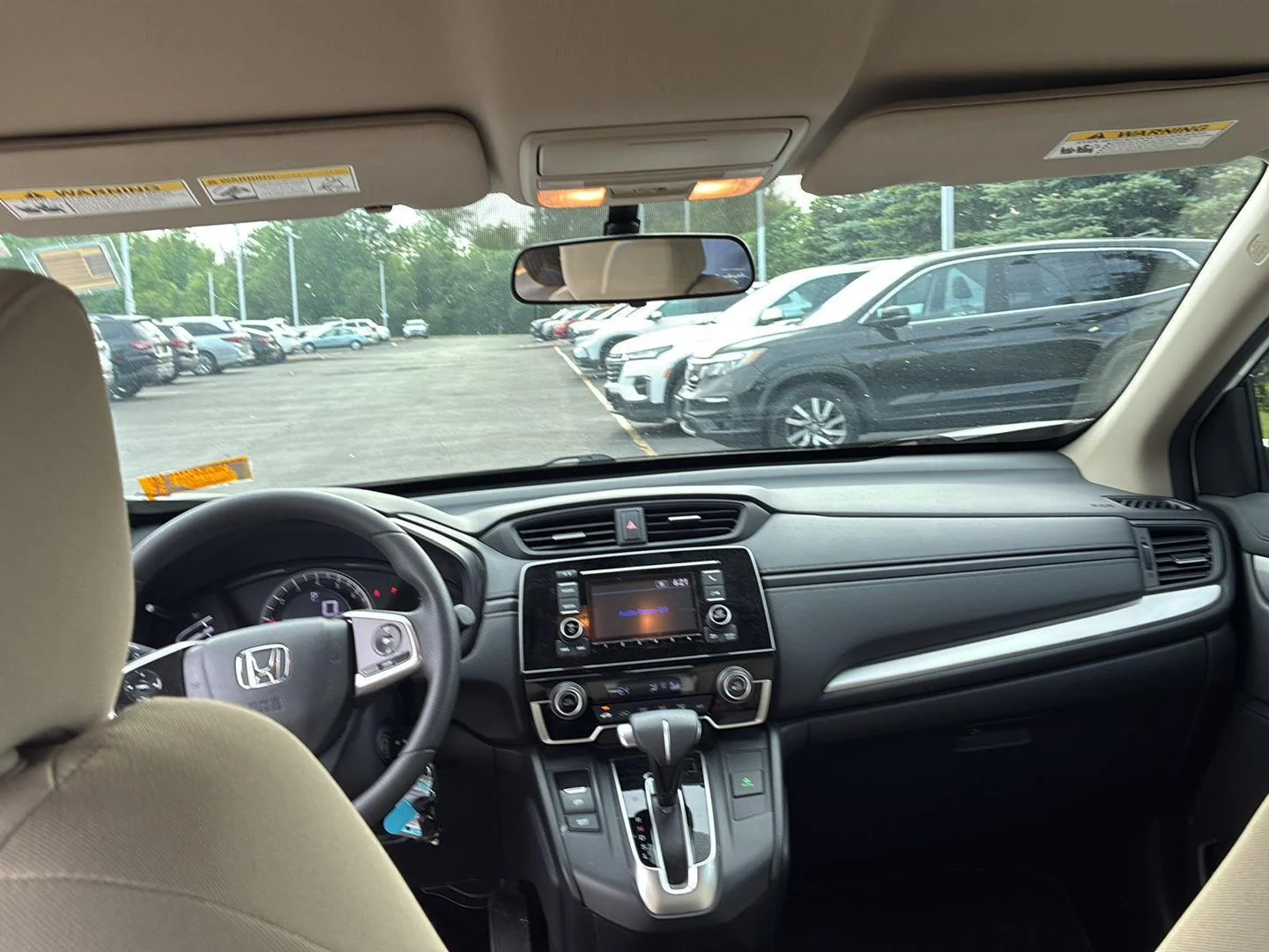 Used 2018 White Diamond Pearl Honda LX image 9