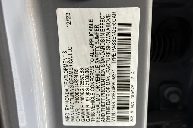 Certified Used 2024 Meteorite Gray Metallic Honda Sport-L image 36