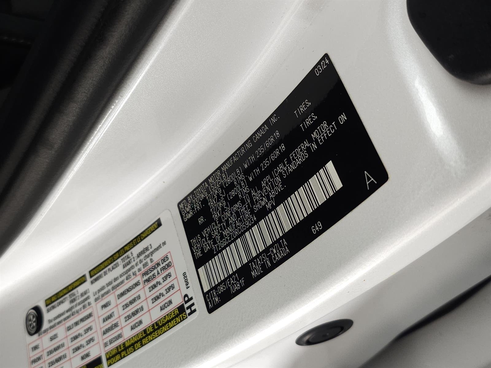 Certified Used 2024 White Lexus PREMIUM image 34