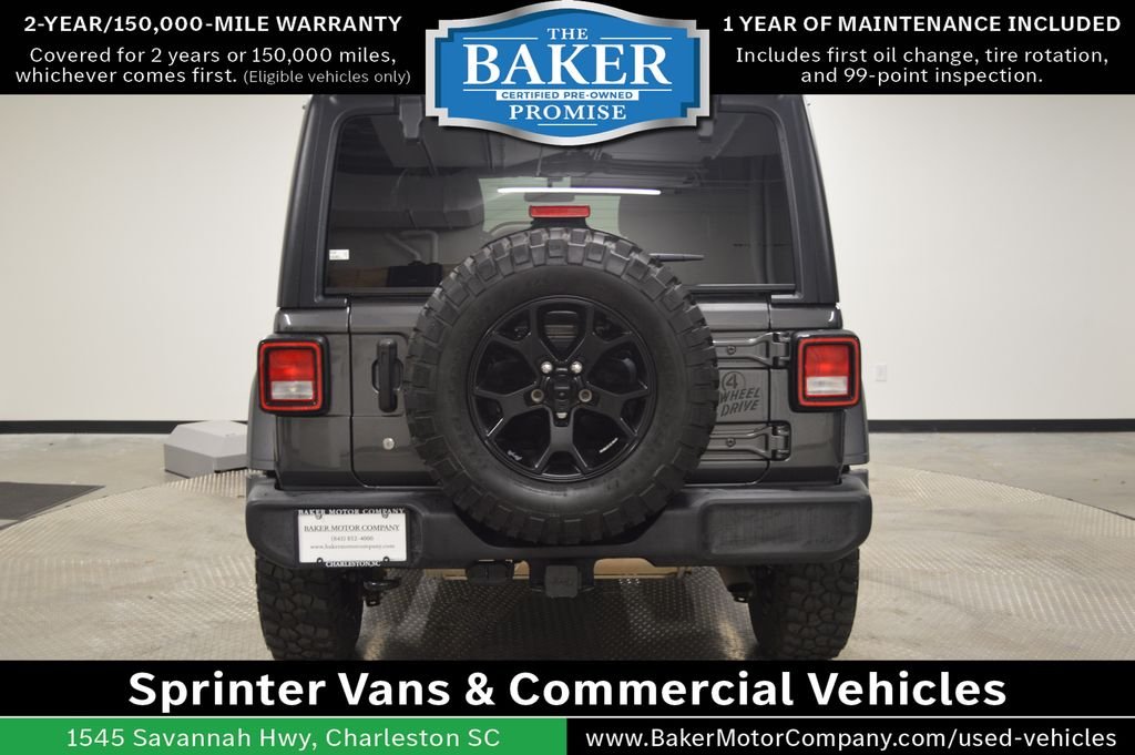 Used 2022 Crystal Metallic Jeep Unlimited Willys image 4