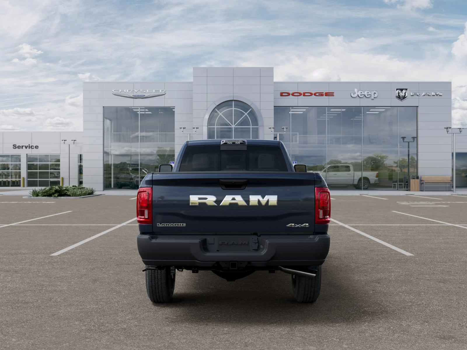 New 2026 Forged Blue Metallic Exterior Paint RAM Laramie image 34
