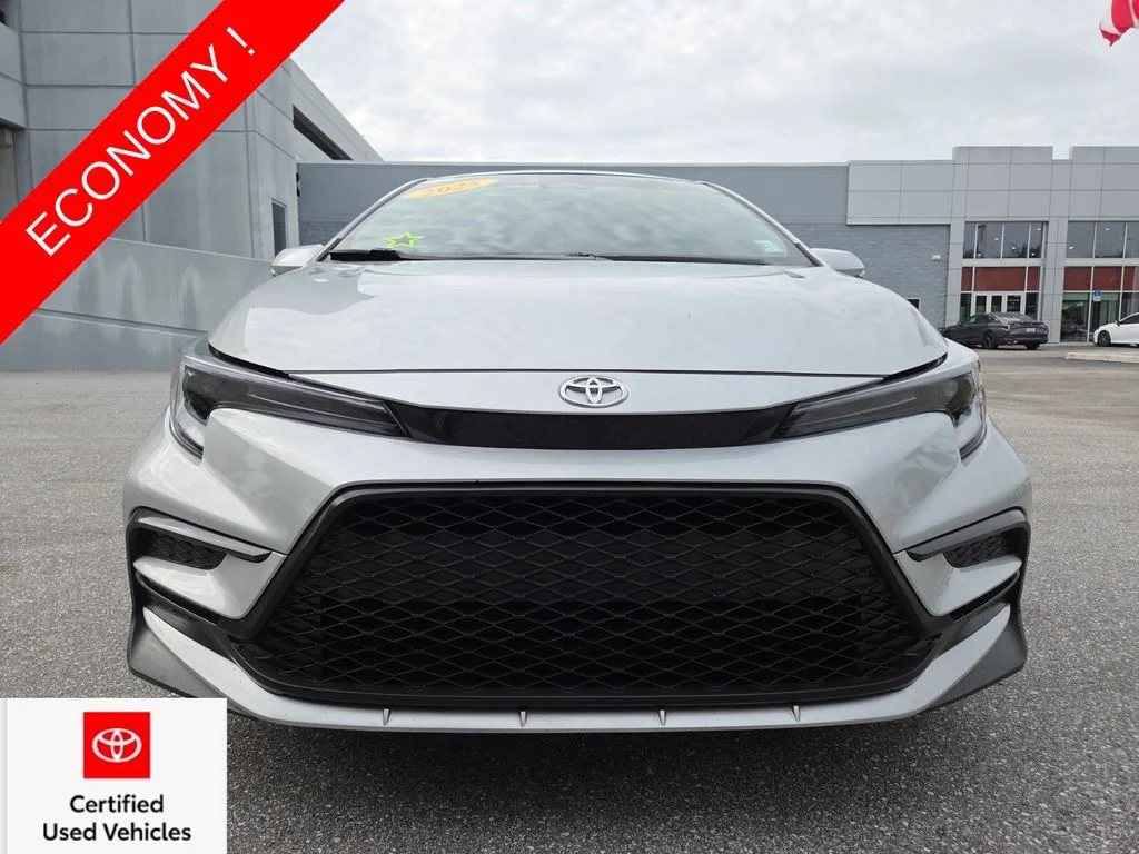 Certified Used 2025 Silver Toyota SE image 2