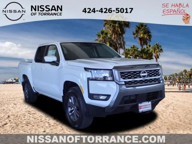 New 2025 Glacier White Nissan Crew Cab SV image 1