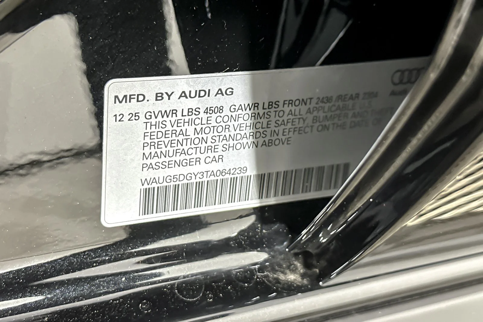 New 2026 Mythos Black Metallic Audi quattro image 23