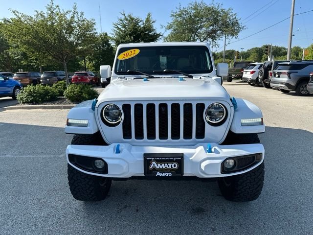 Used 2022 White Jeep Unlimited Sahara 4xe image 3