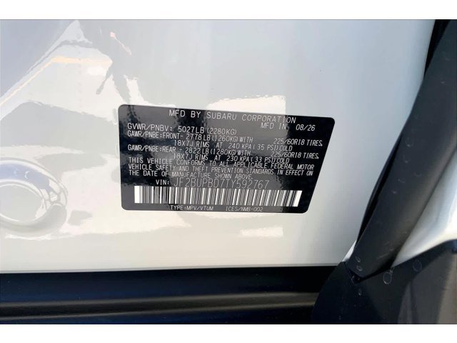New 2026 CRYSTAL WHITE PEARL Subaru Premium image 19