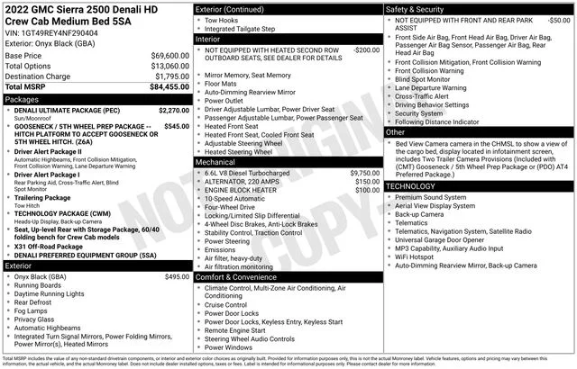Used 2022 Onyx Black GMC Denali image 41