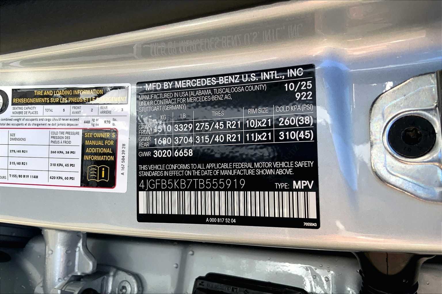 New 2026 Cirrus Silver Metallic Mercedes-Benz GLE 450 image 15