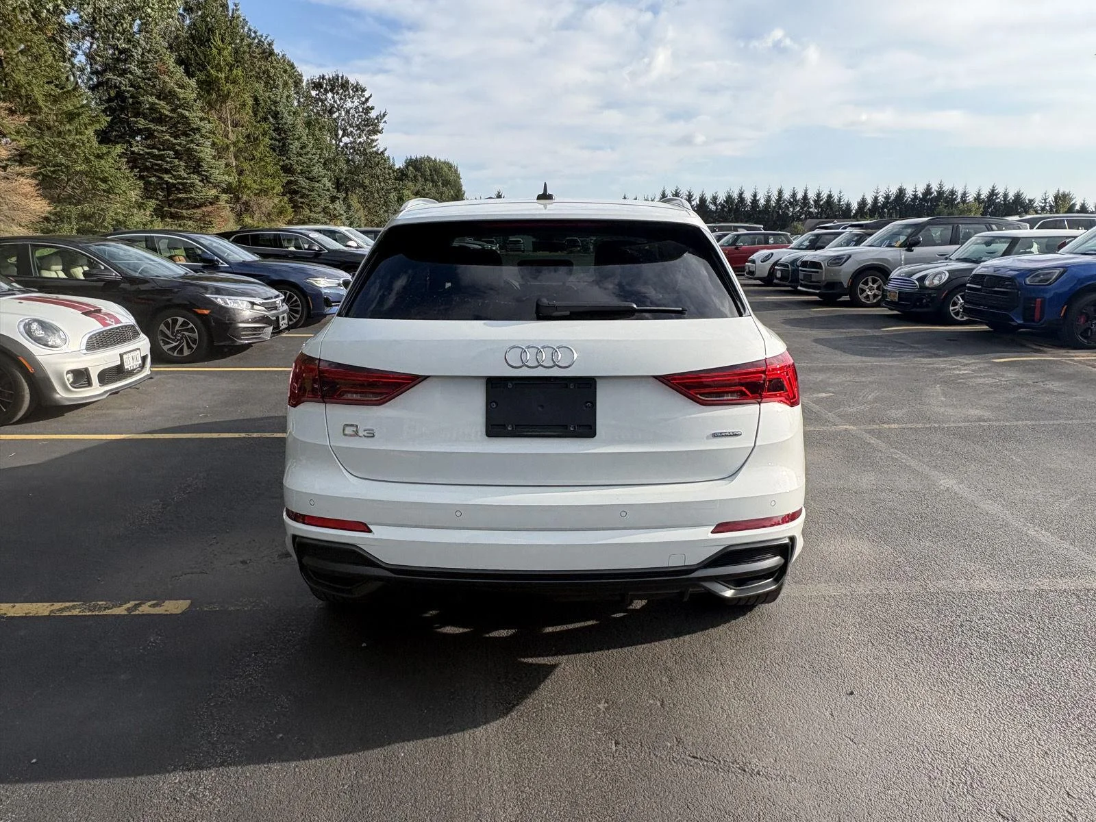 Used 2022 Glacier White Metallic Audi S line Premium image 6