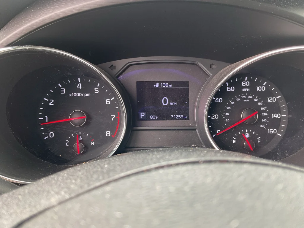 Used 2021 Celestial Blue Kia LX image 20