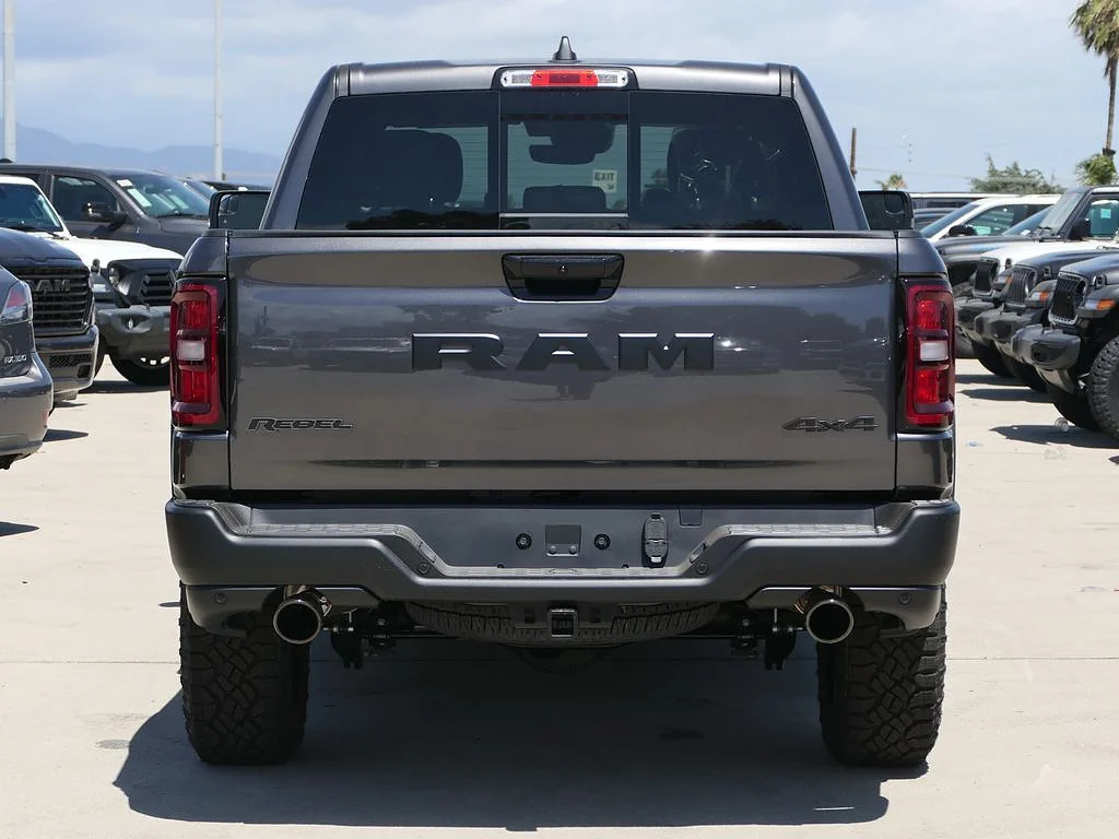 New 2026 Granite Crystal Metallic Clear Coat RAM Rebel Crew Cab 4x4 5