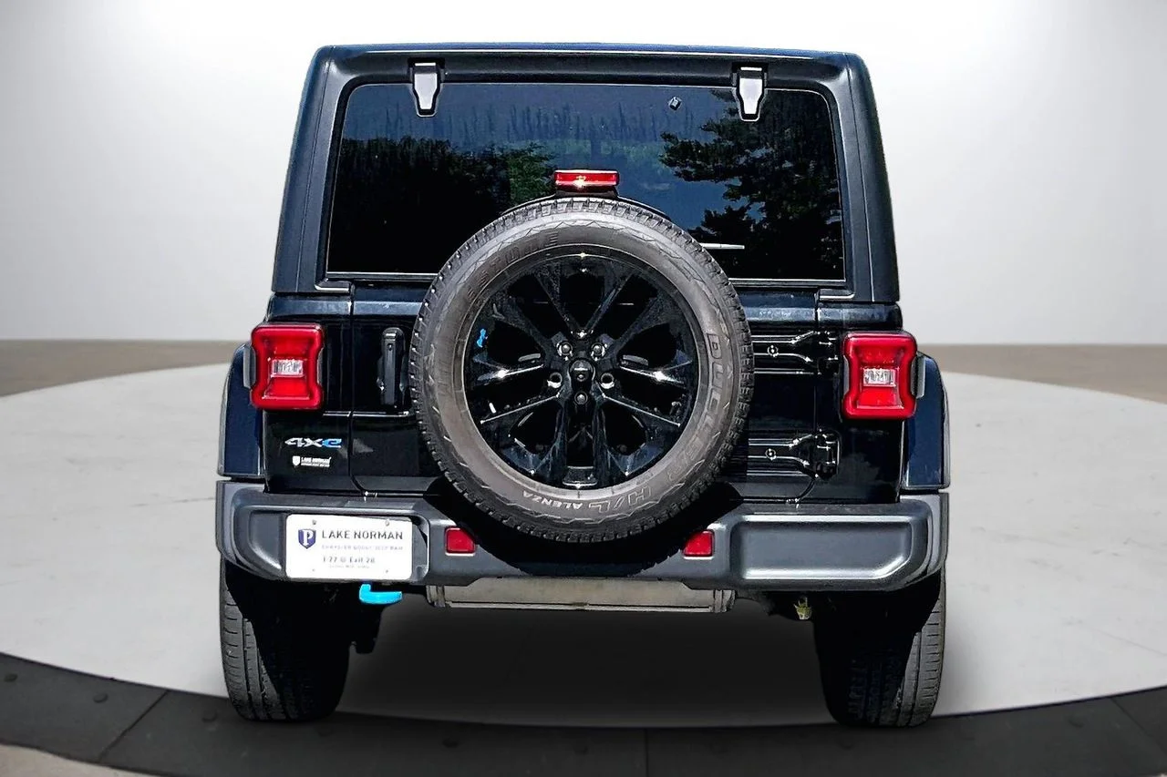Certified Used 2023 Black Jeep Sahara 4xe image 8