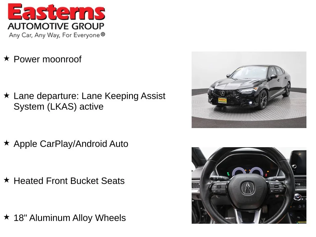 Used 2025 Black Acura A-Spec Tech Package image 11