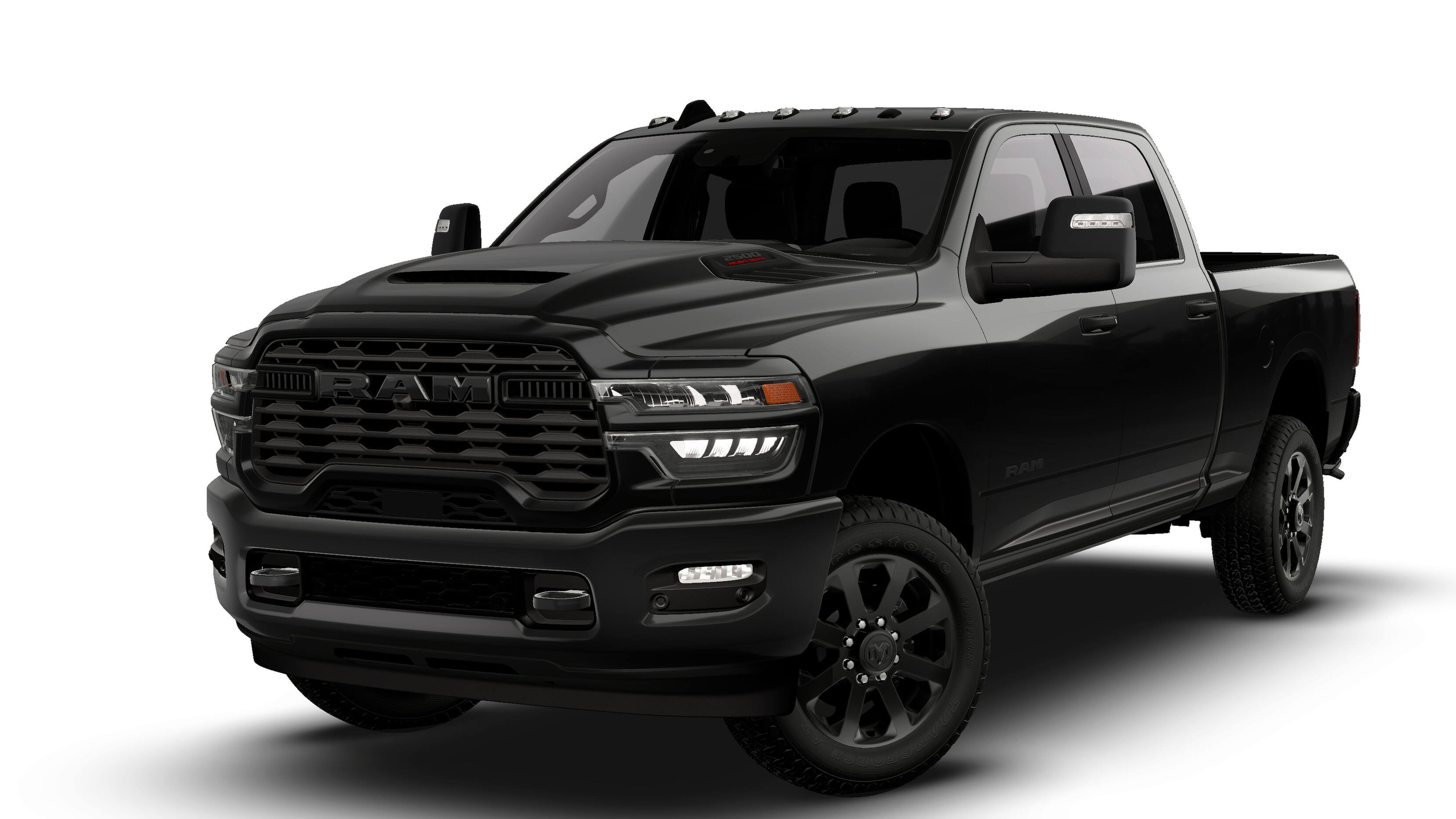 New 2026 Diamond Black Crystal Pearl-Coat Exterior Paint RAM Big Horn image 13
