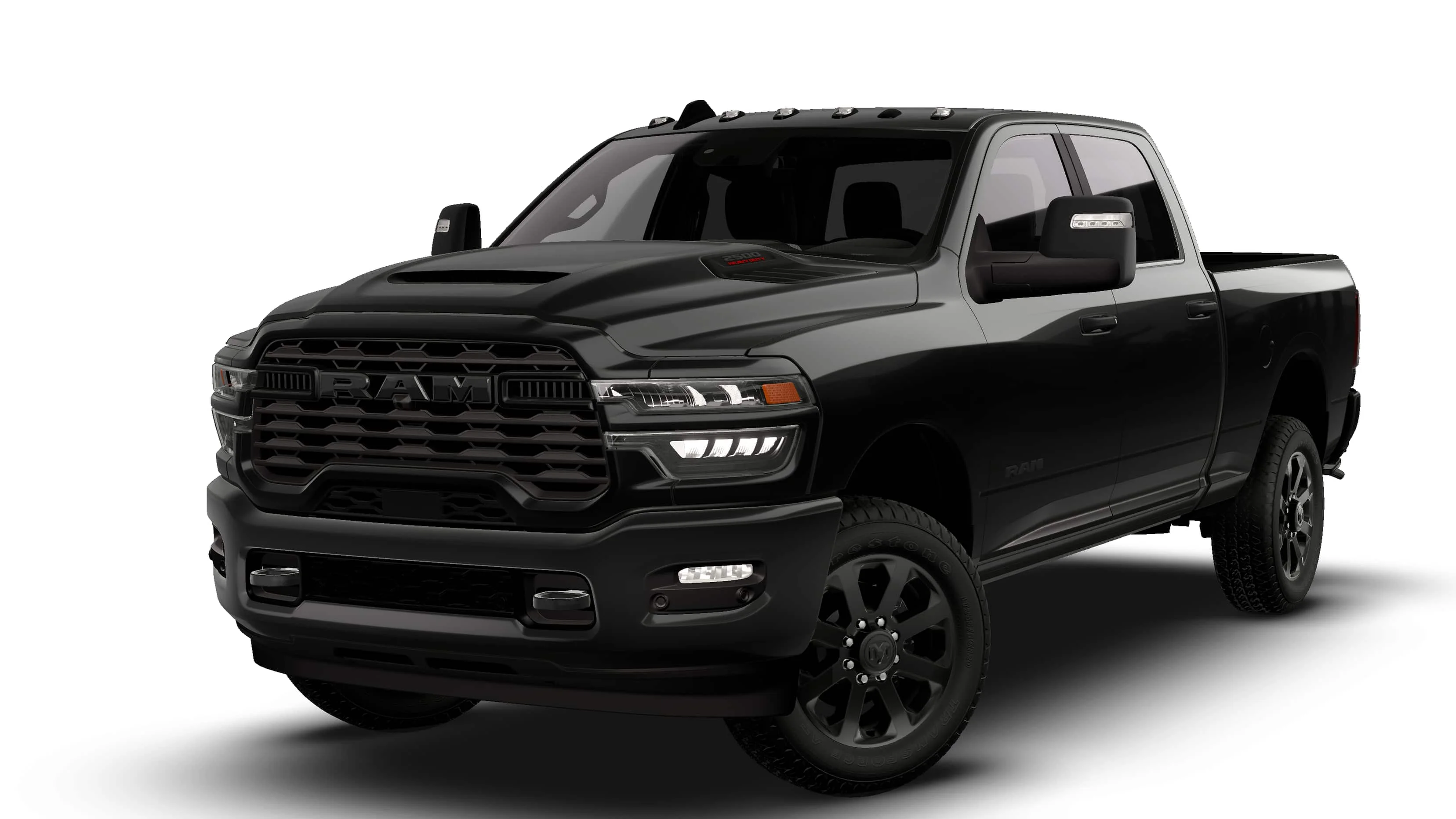 New 2026 Diamond Black Crystal Pearl-Coat Exterior Paint RAM Big Horn image 13