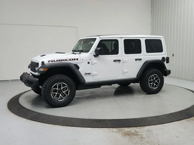 New 2026 Bright White Clearcoat Jeep Rubicon image 3