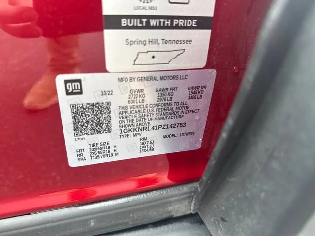 Used 2023 Volcanic Red Tintcoat GMC SLE image 34