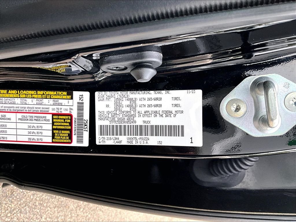 Used 2024 Black Toyota 1794 Edition image 9