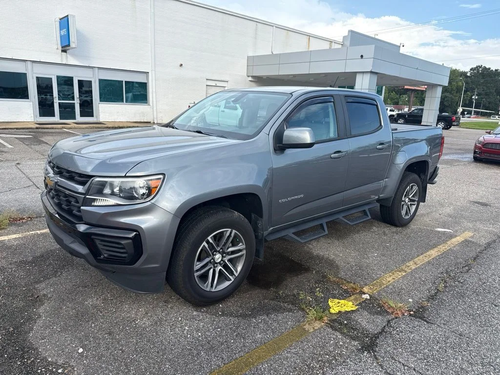 Used 2021 Gray Chevrolet Work Truck image 1