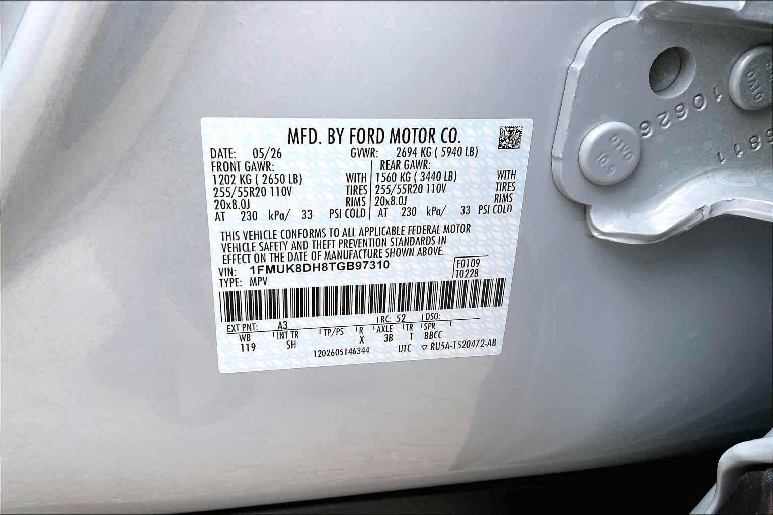 New 2026 Space White Metallic Ford Active image 20