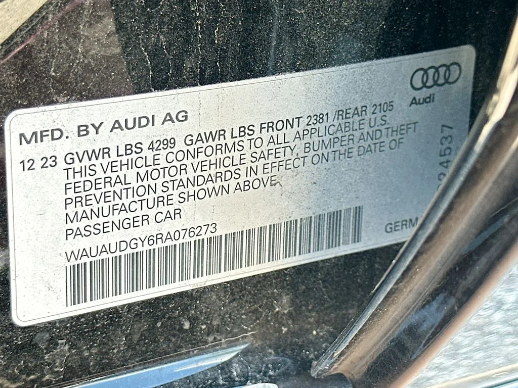Used 2024 Black Audi 40 Premium image 32