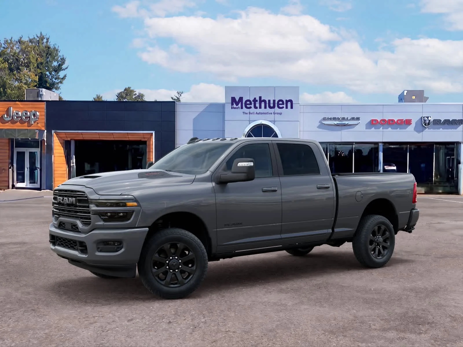 New 2026 Ceramic Gray Clearcoat Ram Laramie image 2