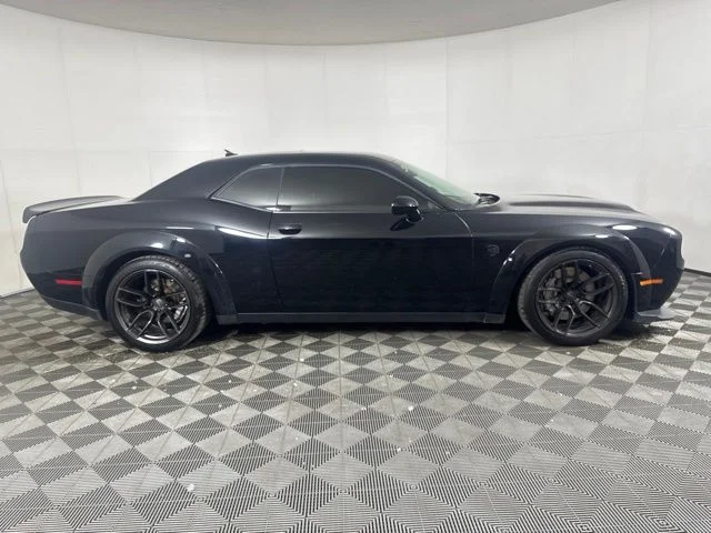 Certified Used 2019 Pitch Black Clearcoat Dodge SRT Hellcat Redeye Widebody image 2