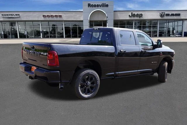 New 2026 Diamond Black Crystal Pearl-Coat Exterior Paint RAM Laramie image 3
