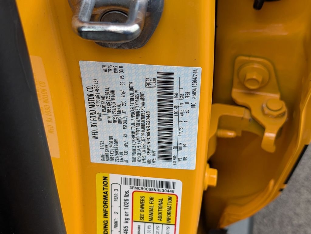 Used 2022 Orange Ford Outer Banks image 24