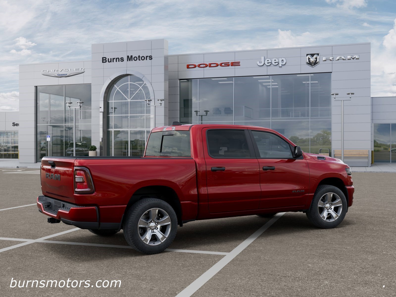 New 2026 Molten Red Pearl-Coat Exterior Paint RAM Express image 4