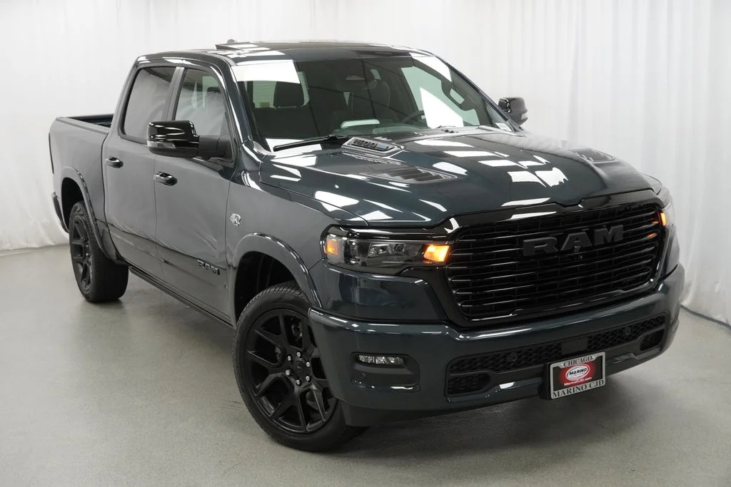 New 2026 Forged Blue Metallic Exterior Paint RAM Laramie image 8