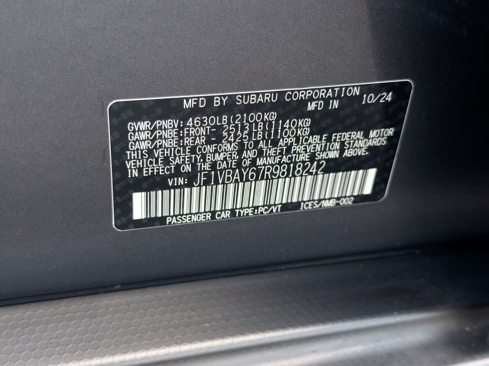 Used 2024 Magnetite Gray Metallic Subaru TR image 37